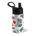 School Time - 12oz Kids Water Bottle with Straw Lid