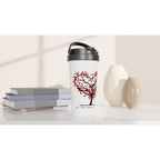All You Need Is Love - White 15oz Stainless Steel Travel Mug Travel Mug Globally Fulfilled love positivity