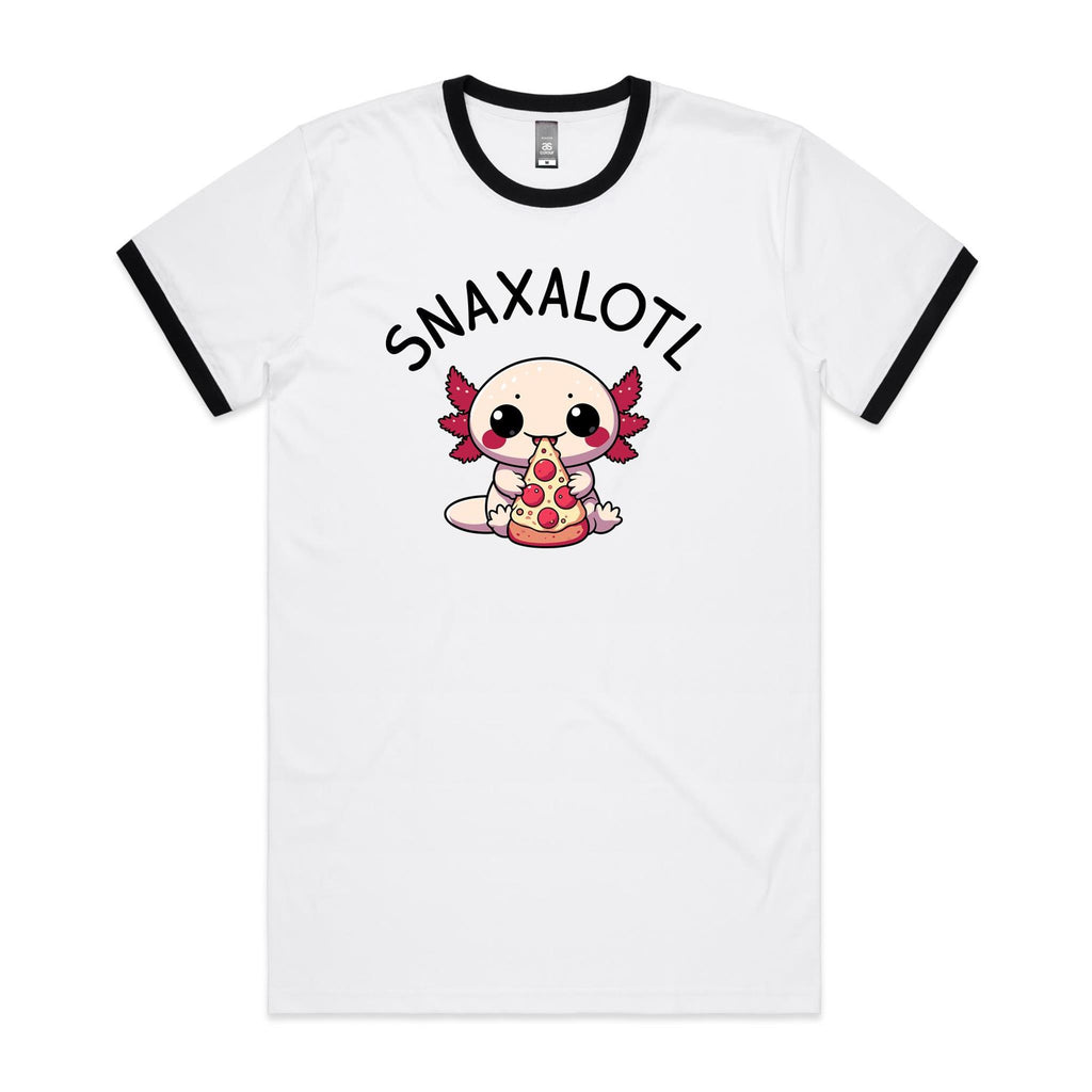 Snaxalotl, Axolotl Pizza - Staple Ringer Tee
