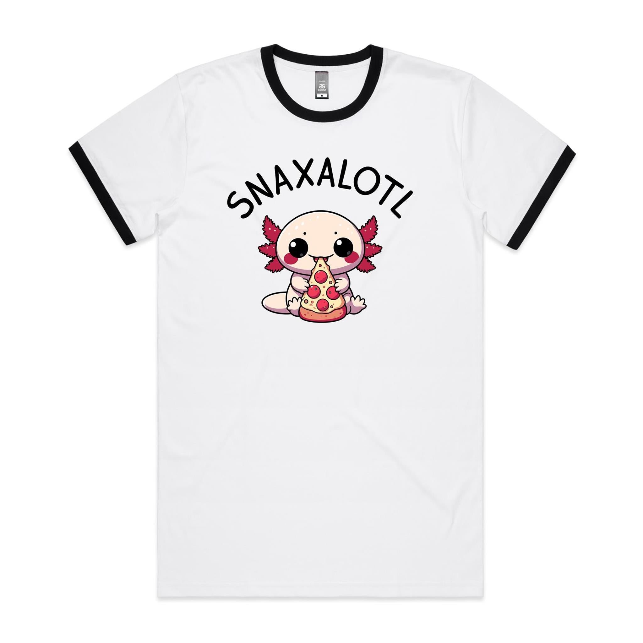 Snaxalotl, Axolotl Pizza - Staple Ringer Tee