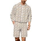 Quokkas Men's Lightweight Sun Hoodie & Shorts Set