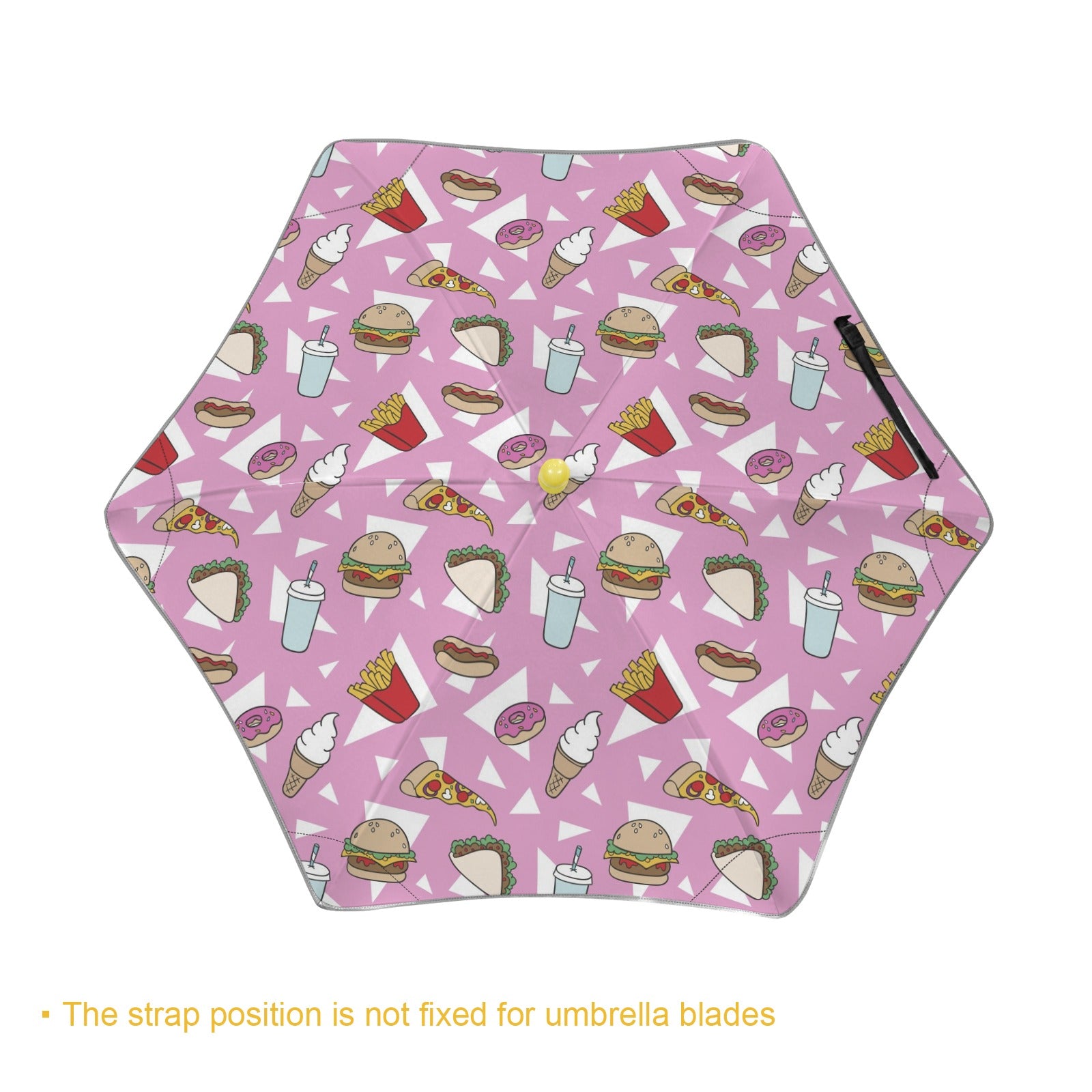 Fast Food Kids Safe Round Corner Umbrella Kids Safe Round Corner Umbrella Food Printed Offshore