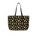 Lightning Bolts PU Leather Tote Bag Large One Size Leather Tote Bag-Large Printed Offshore