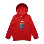 Bin Chicken Australian Ibis Kids AS Colour Hoodie