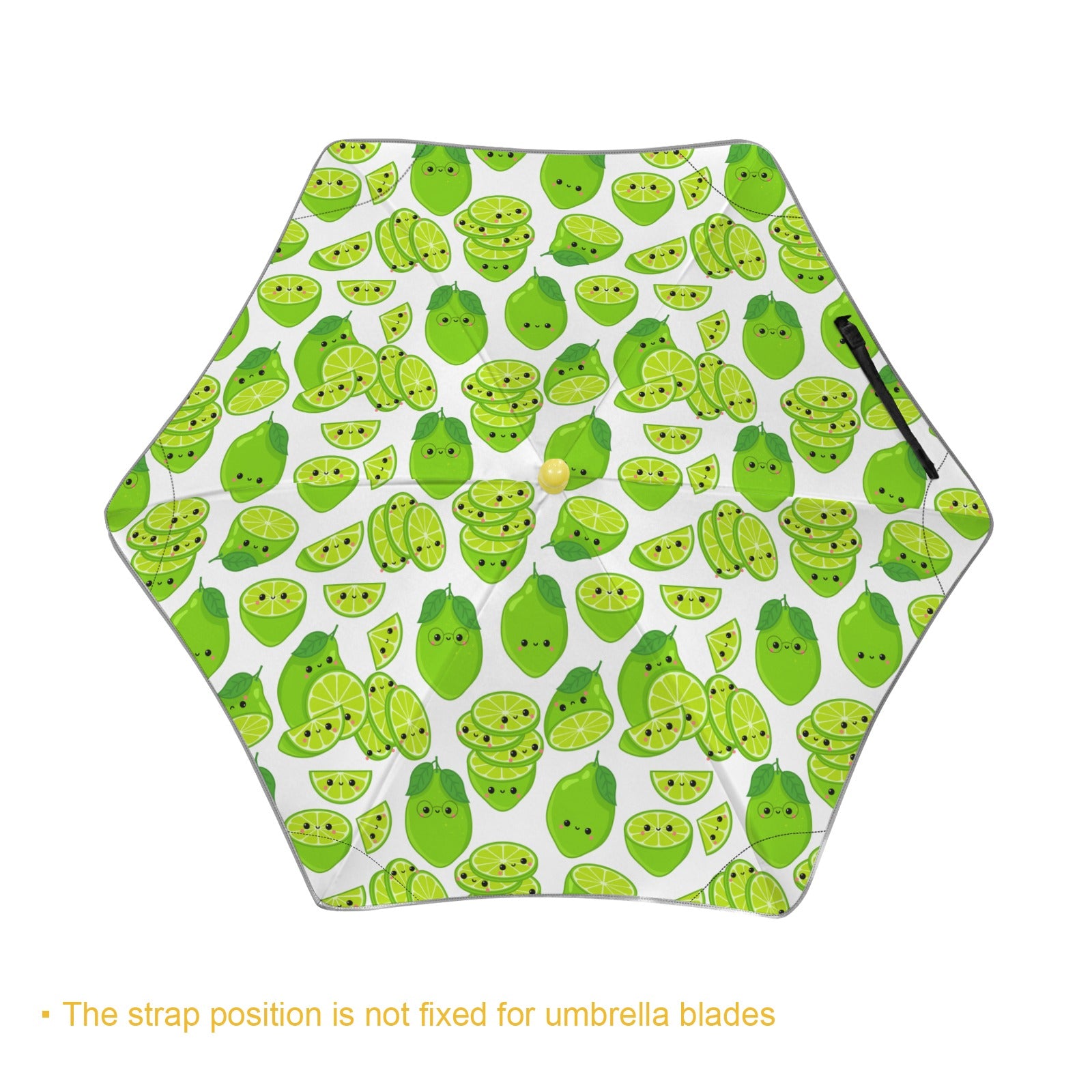 Cute Limes Kids Safe Round Corner Umbrella Kids Safe Round Corner Umbrella Food Printed Offshore
