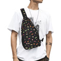 Candy Chest Bag One Size Cross Body Chest Bag Food Printed Offshore