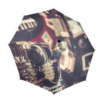 Sound Desk - Semi-Automatic Foldable Umbrella (Model U12) One Size Semi-Automatic Foldable Umbrella (U12)