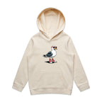 Seagull With Sunglasses And High Tops Kid's AS Colour Hoodie