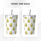 Winking Avocados Small Stainless Steel Travel Mug Cup 12oz/350ml