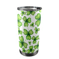 Three Leaf Clover 20oz Mobile Tumbler with Lid (Black Lock) One Size 20oz Travel Mug Plants Printed Offshore