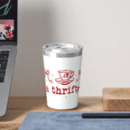 Just A Thrifty Girl Small Stainless Steel Travel Mug Cup 12oz/350ml