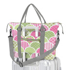 Floral Tabs Duffle Bag-Simple (Model 1715) One Size Duffle Bag-Simple (1715)