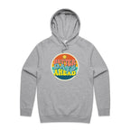 Better Days Ahead - Mens Hoodie Grey Marle Mens Hoodie Positivity Printed In Australia
