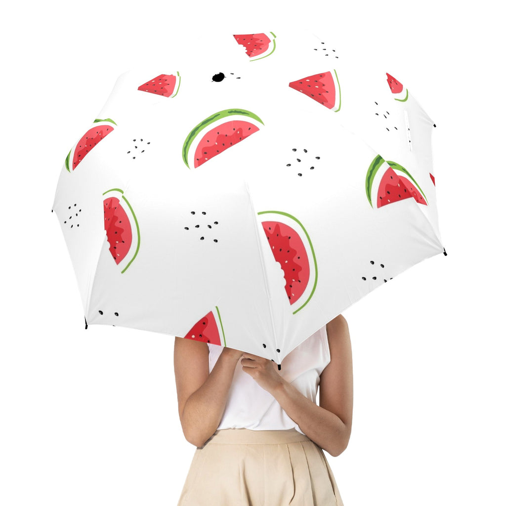 Watermelon - Semi-Automatic Foldable Umbrella (Model U12) Semi-Automatic Foldable Umbrella (U12)