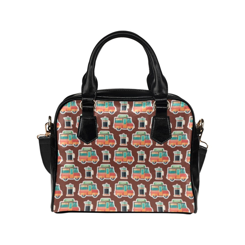 Coffee Van - Shoulder Handbag (Model 1634) One size Shoulder Handbags (1634)
