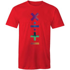 Math Symbols - Mens T-Shirt Red Mens T-shirt Maths Printed In Australia