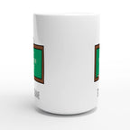 Personalise - Best Teacher Ever, Blackboard - White 15oz Ceramic Mug Personalised 15oz Mug