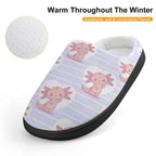 Axolotl Love Kids Cotton Slippers Kids Cotton Slippers animal Printed Offshore