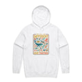 We Are All Different, But We All Swim Together Men's AS Colour Hoodie White Mens Hoodie animal Ocean Positivity Printed In Australia