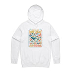 We Are All Different, But We All Swim Together Men's AS Colour Hoodie White Mens Hoodie animal Ocean Positivity Printed In Australia