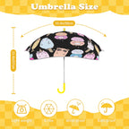 Cute Animal Ice Blocks Kids Safe Round Corner Umbrella Kids Safe Round Corner Umbrella animal Printed Offshore