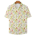 Tropical Surf Women's Collared Pocketless Short Sleeve Shirt