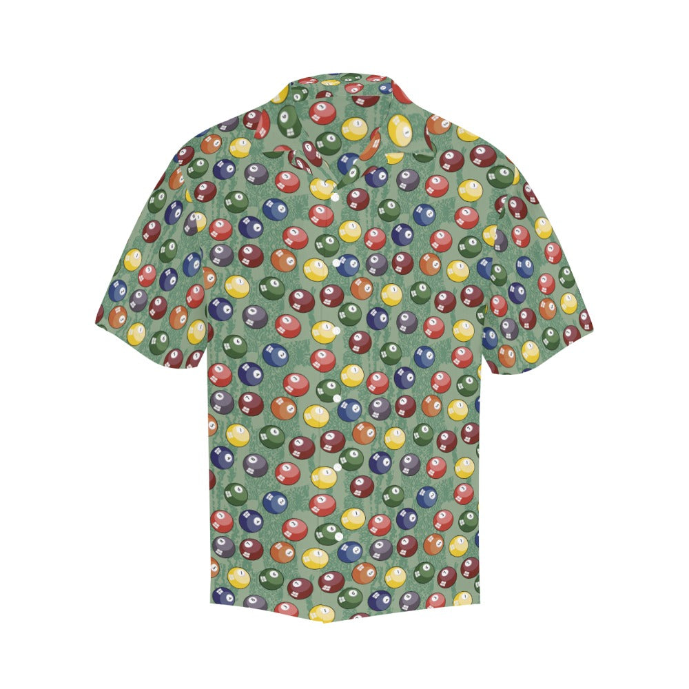 Pool Balls - Mens Hawaiian Shirt