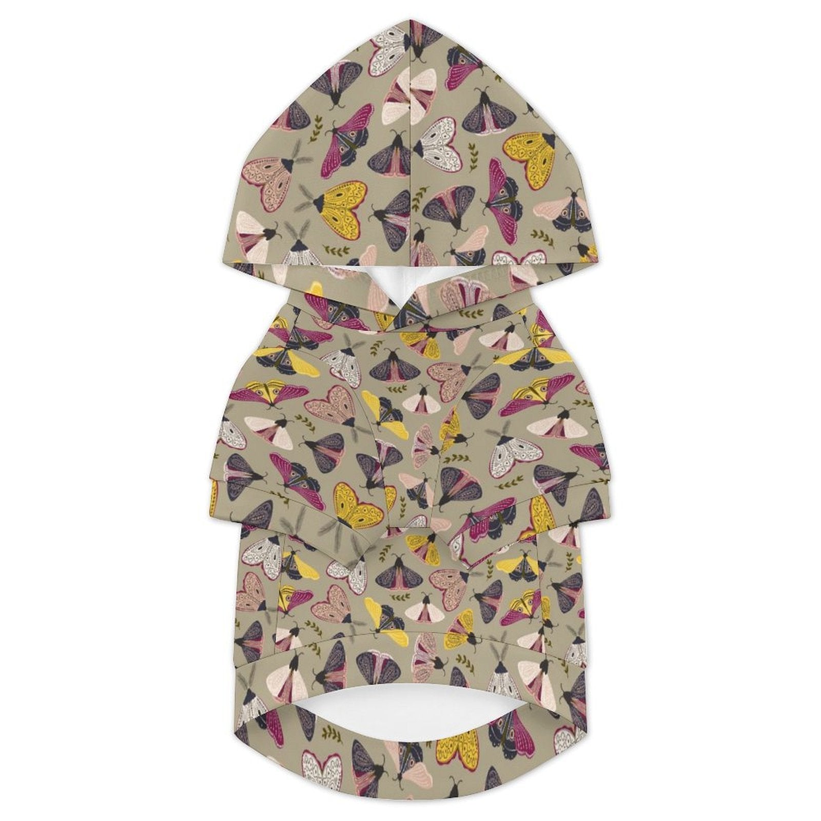 Pretty Moths Pet Hoodie (Large Size)