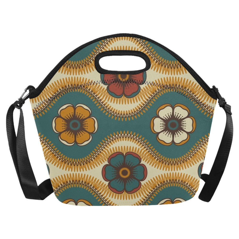 Vintage Floral - Neoprene Lunch Bag Neoprene Lunch Bag Printed Offshore