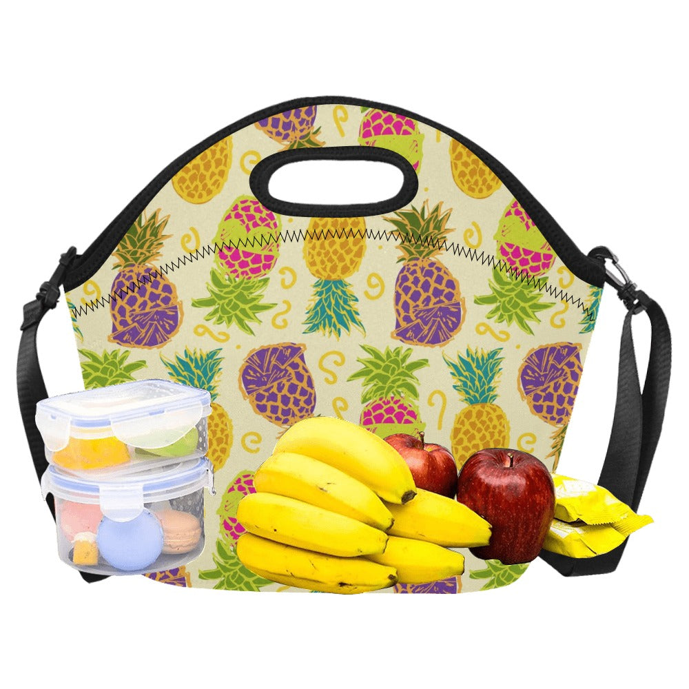 Pineapples - Neoprene Lunch Bag Neoprene Lunch Bag Printed Offshore