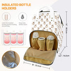 Cheeky Cats Multi-Function Backpack, Nappy / Diaper Bag Multi-function Backpack, Nappy / Diaper Bag animal Printed Offshore