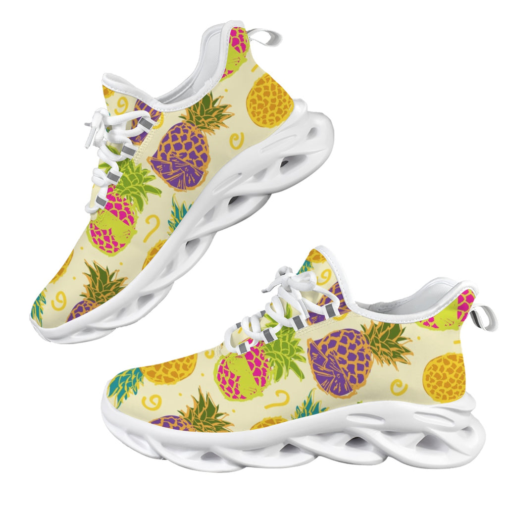 Funky Pineapples Women's Twisted Sole Sneakers