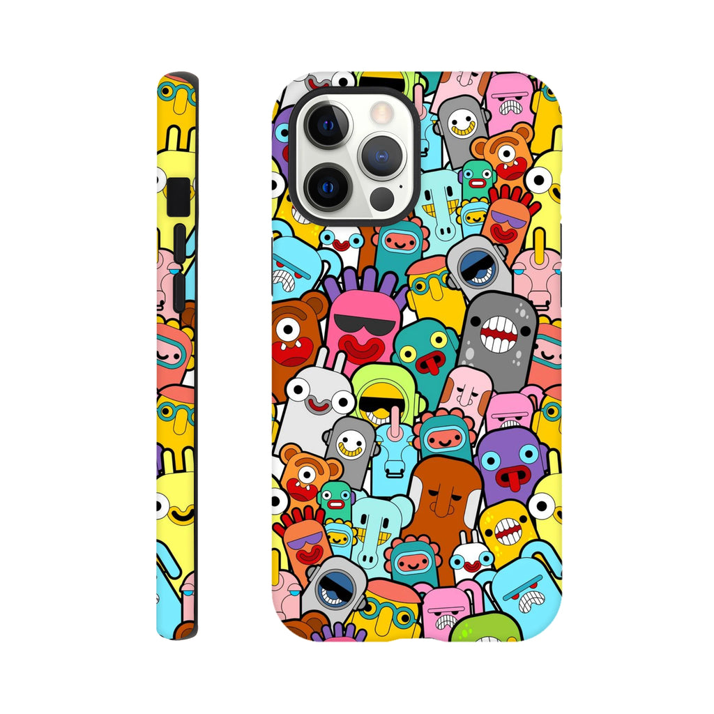 Crazy Cartoon Creatures - Apple iPhone - Tough case iPhone 12 Pro Max iPhone Tough Case Globally Fulfilled
