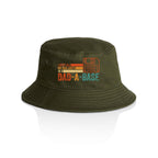 Dad-A-Base - AS Colour Bucket Hat Army One Size As Colour Bucket Hat Dad Printed In Australia