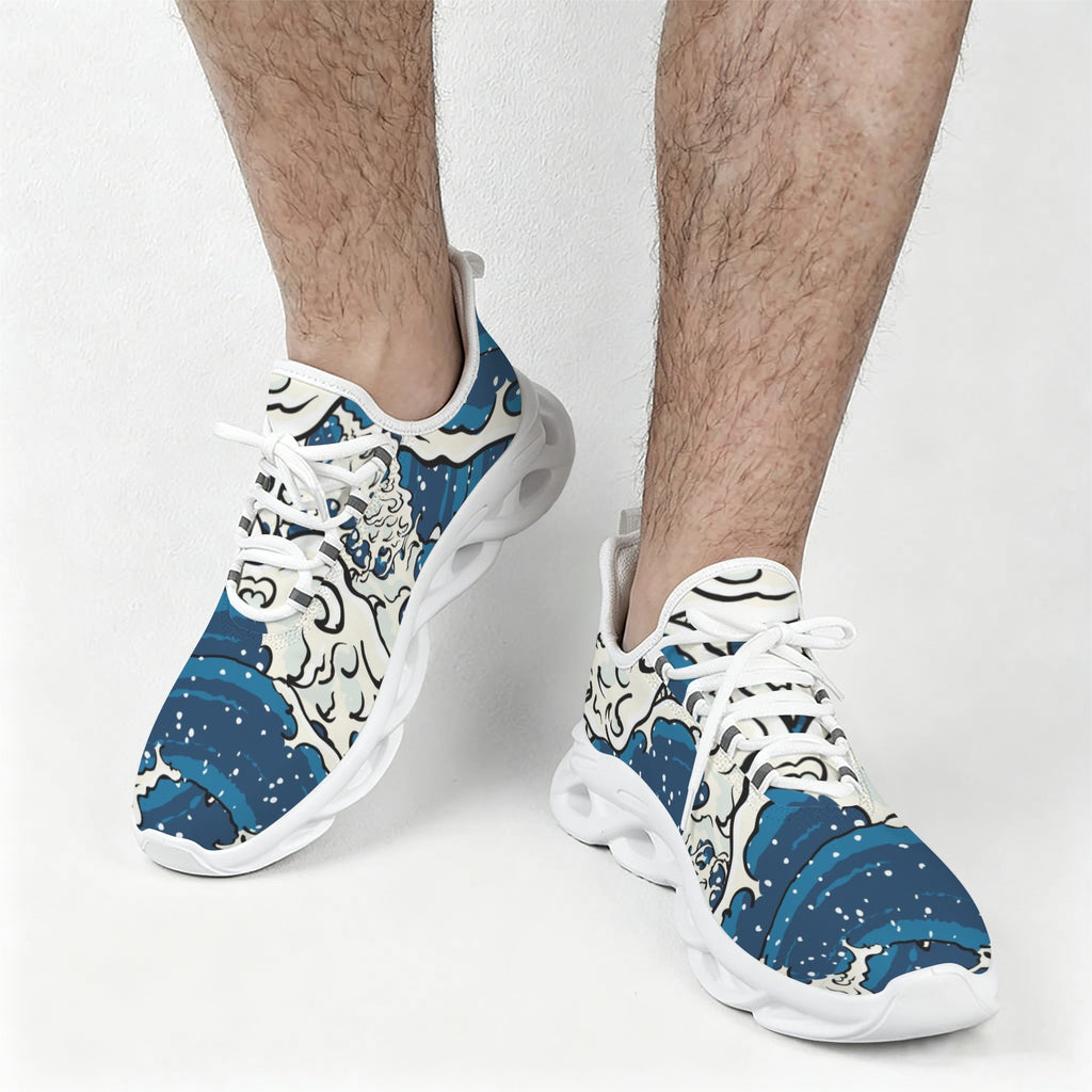 Japanese Waves Men's Twisted Sole Sneakers