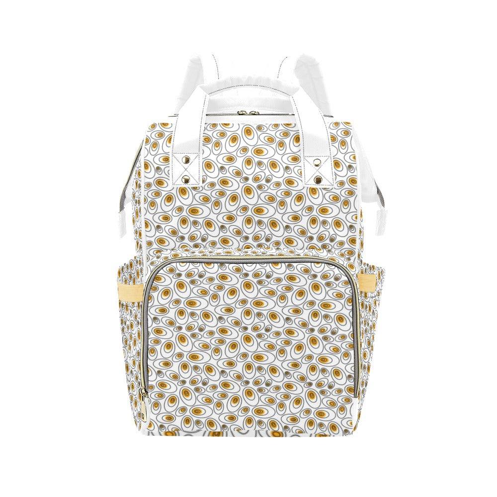 Eggs Abstract - Multi-Function Backpack, Nappy / Diaper Bag