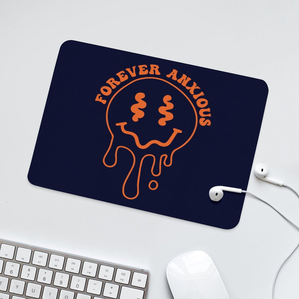 Forever Anxious Leather Mouse Pad Leather Mouse Pad Printed Offshore