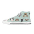 Dogs Women's High Top Canvas Shoes US12 Womens Classic High Top Shoes Printed Offshore