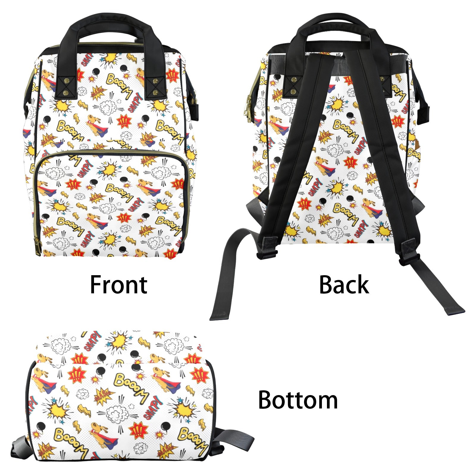 Super Dog - Multi-Function Backpack, Nappy / Diaper Bag