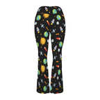 Busy Space High Waist Crossover Tummy Control Flare Leggings High Waist Flare Leggings Printed Offshore Space