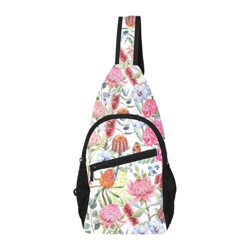 Australian Flowers - Chest Bag