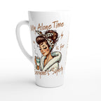 Personalised My Alone Time Is For Everyone's Safety White Latte 17oz Ceramic Mug Default Title Personalised Latte Mug Globally Fulfilled