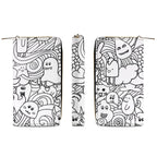 Black And White Creatures -  PU Leather Wallet