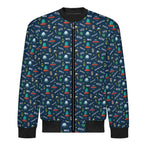 UFO's And Aliens Men's Casual Zip‑Up Bomber Jacket