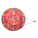 Comic Book Red Wide Brim Bucket Hat Wide Brim Bucket Hat comic Printed Offshore