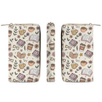 Books And Coffee -  PU Leather Wallet