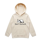 Panda, Don't Disturb - Kids Hoodie Ecru Kids Hoodie Printed In Australia