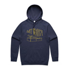 Say Wah, Guitar Pedal - Mens Hoodie Midnight Blue Mens Hoodie Music Printed In Australia