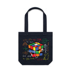 Game Cube Equations Canvas Tote Bag