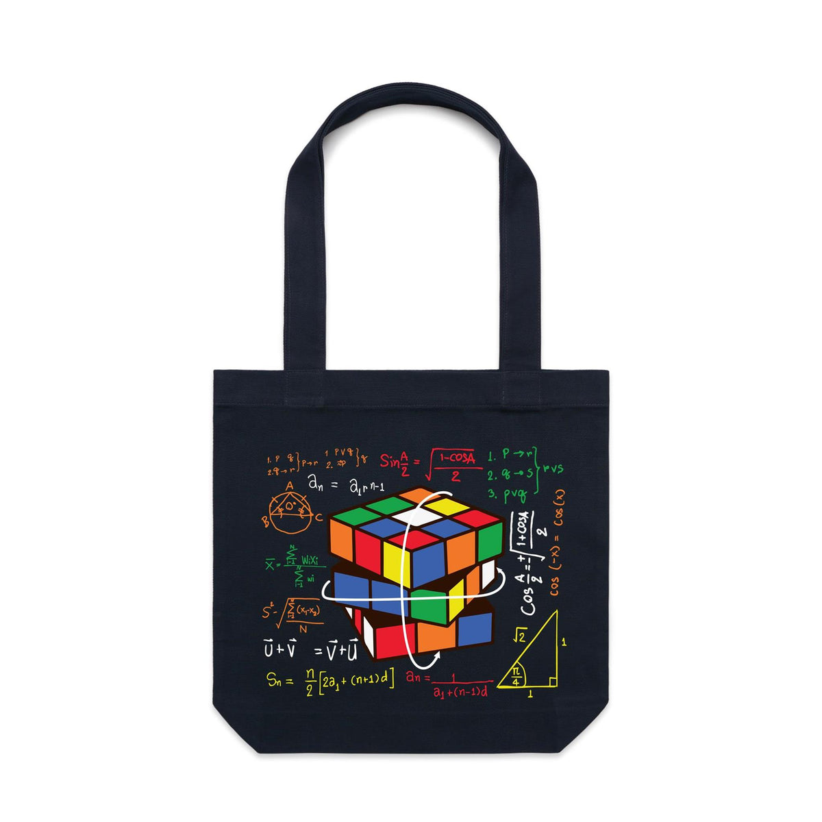 Game Cube Equations Canvas Tote Bag